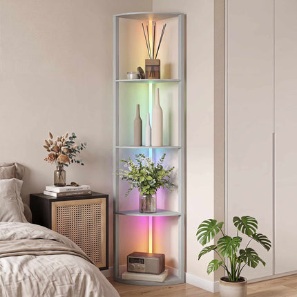 RGB LED toršeras su lentynomis, pritemdomas, nuotolinio valdymo pultas