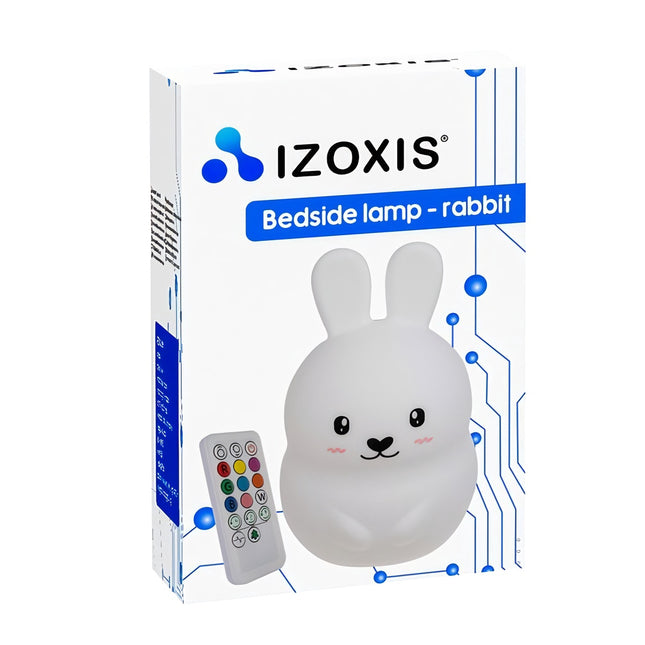 RGB naktinė lempa su nuotolinio valdymo pultu - triušis