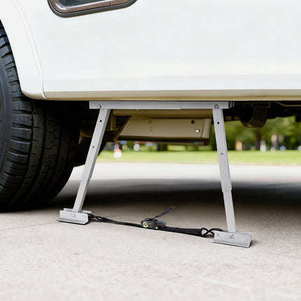 RV Bumper Stabilizer Bar, Adjustable 12–28 in, Foldable