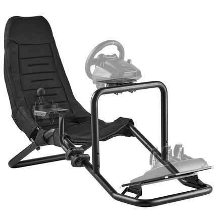 Racing Wheel Stand Cockpit Seat, Fits Logitech Thrustmaster