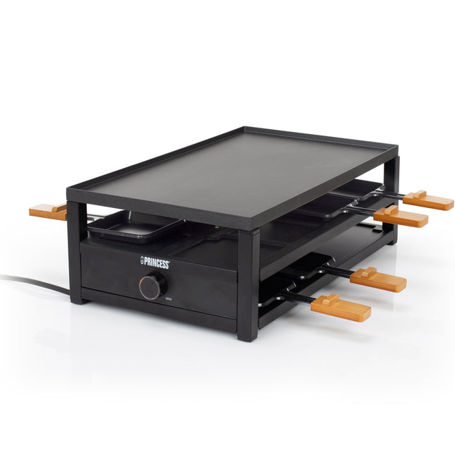 Raclette 162655 Black Steel Raclette for 8 people.