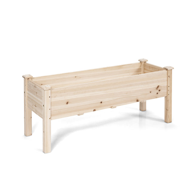 Pakeltos lysvės vazono stovas, eglės mediena, 120 cm