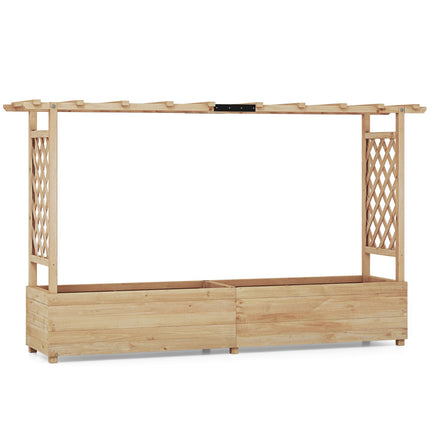 Pakelta lysvė su grotelėmis ir pakabinamu stogu, 200 cm