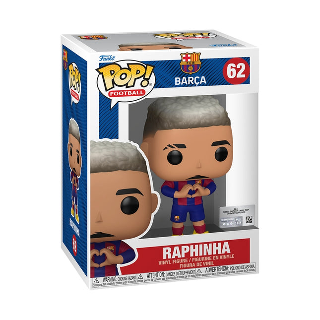 Raphinha Funko Pop! vinilo figūrėlė - Barselonos kolekcinis žaislas