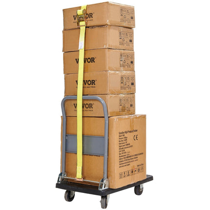 Ratchet Tie Down Straps 8-Pack, 2 in x 15 ft, E-Track