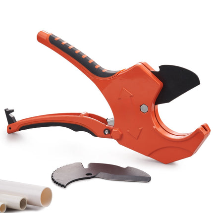 Ratcheting PVC Pipe Cutter 2-1/2 In OD, Spare Blade