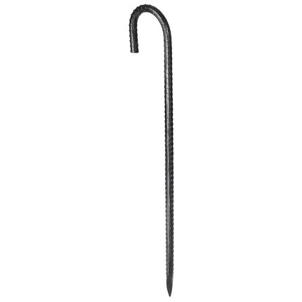 Rebar Stakes, 16-Inch J-Hook Galvanized, 16-Pack