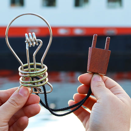 Naujausi žaislai Logic Game Metal Light Bulb