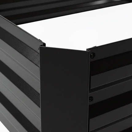 Rectangular Galvanized Metal Planter – Raised Garden Bed