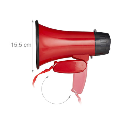 Red megaphone for stadium