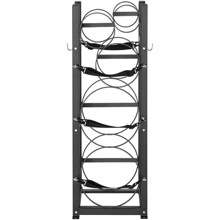 Refrigerant Cylinder Tank Rack, 5-Tank, Carbon Steel