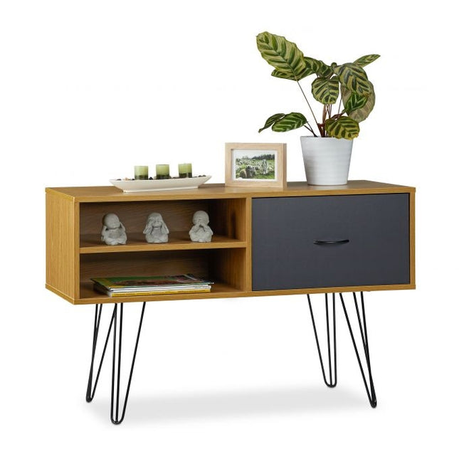 Relief table with storage