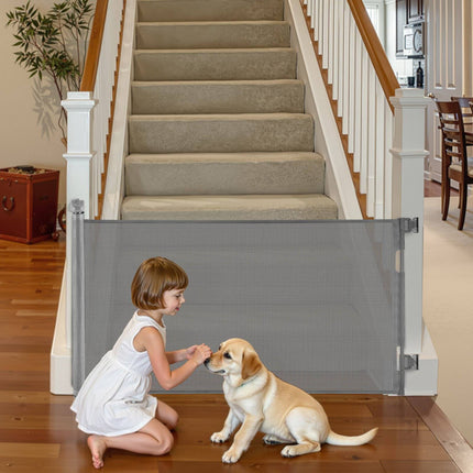 Retractable Baby Gate 1850mm Wide, Mesh, Safety Lock