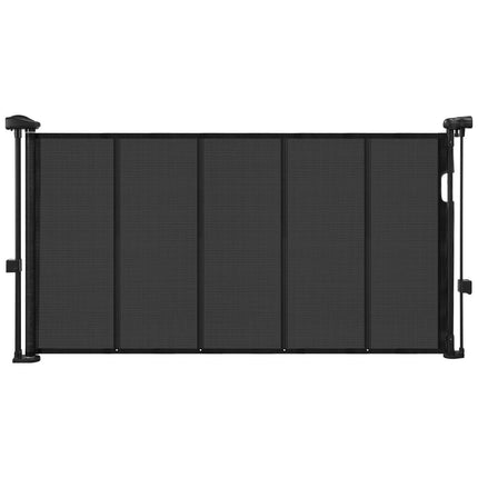 Retractable Baby Gate, 34 in Tall, 55 in Wide, Black