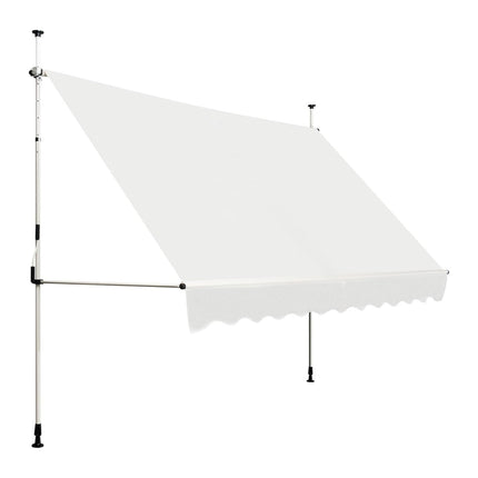 Ištraukiama balkono markizė, 350 cm, atspari UV spinduliams, reguliuojama