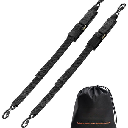 Retractable Ratchet Tie Down Straps, 2 Pack, 2 In x 4 Ft