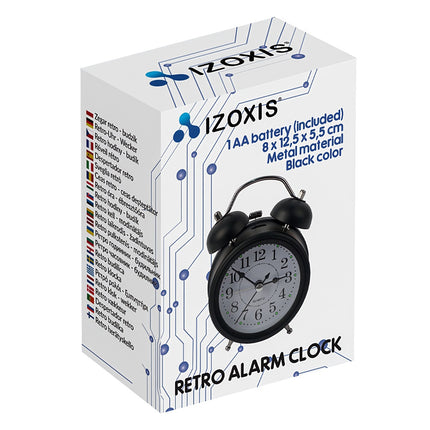 Retro laikrodis - žadintuvas Izoxis 25473
