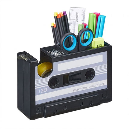 Retro rašiklio laikiklis kasetėje
