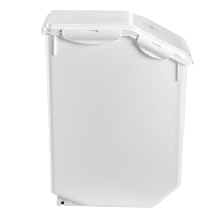 Rice Storage Container 20L, Airtight Bin With Wheels