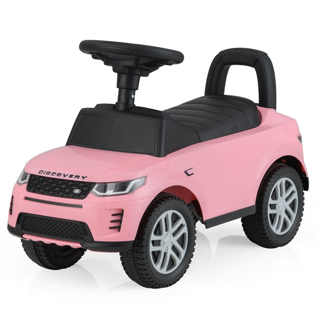 Žaislinis automobilis su daiktadėže, rožinis, saugus ir smagus vaikams