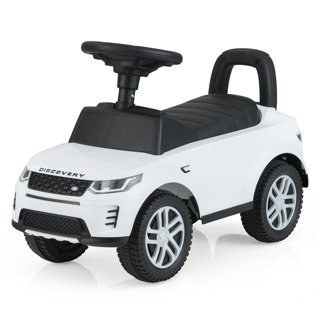Žaislinis automobilis su daiktadėže, baltas, saugus mažyliams