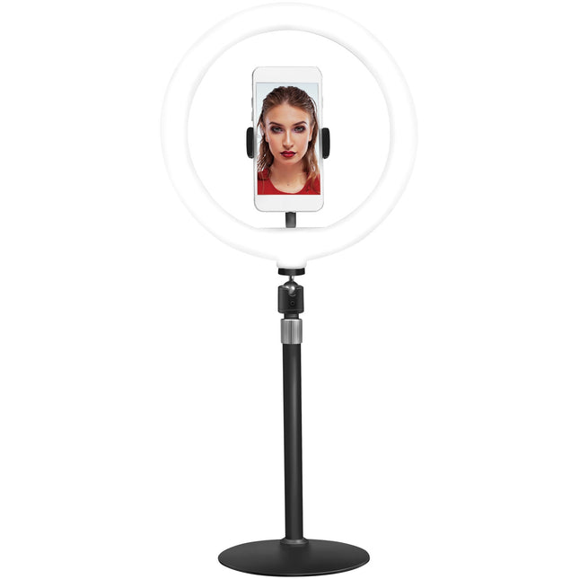 Ring light for smartphone Ø25cm with table stand