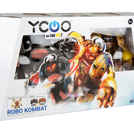 „Robo Kombat Viking“ robotų dvigubas rinkinys interaktyviam žaidimui