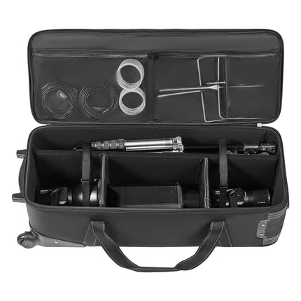 Rolling Camera Bag, 62.5L Waterproof Nylon Trolley