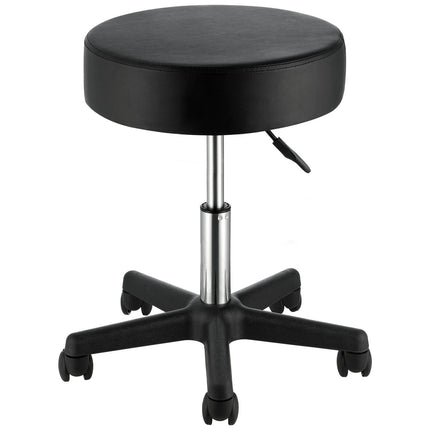 Rolling Stool with Wheels, Adjustable Height, Swivel, 400 lb