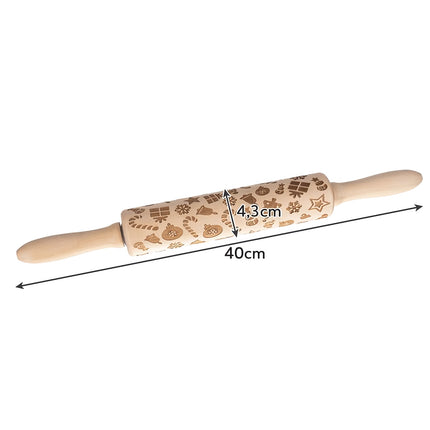 Rolling pin - Christmas patterns Ruhhy 22039