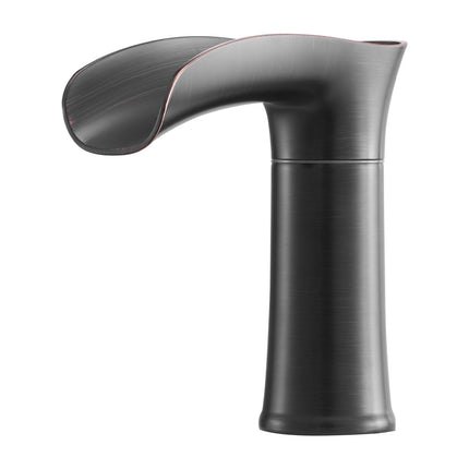 Roman Tub Faucet, 3-Hole Waterfall, 2-Handle ORB