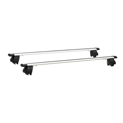 Roof Rack Cross Bars for Flush Rails, Lockable 75 kg
