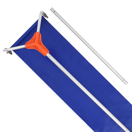 Roof Snow Rake, 17-Inch Aluminum Blade, Wheels, 1.25–5.24 m