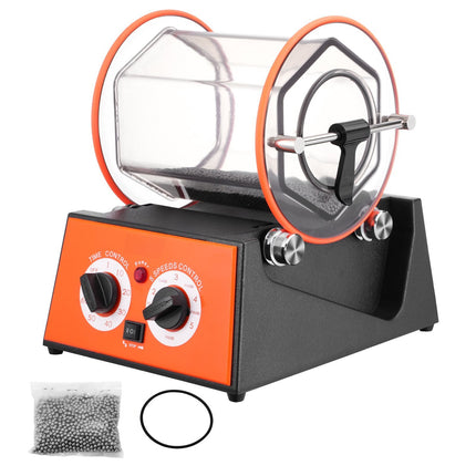 Rotary Tumbler Polisher 5 kg, 5-Speed Timer 60W
