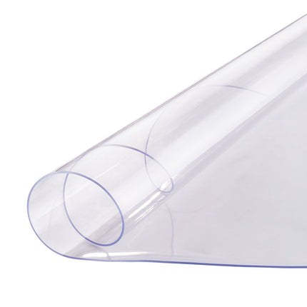Round Clear PVC Table Protector 48x48 in, 2mm Thick