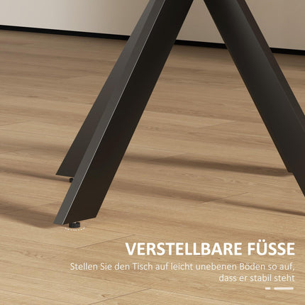 Apvalus valgomojo stalas, 75 cm, 2-4 vietos, rudas MDF