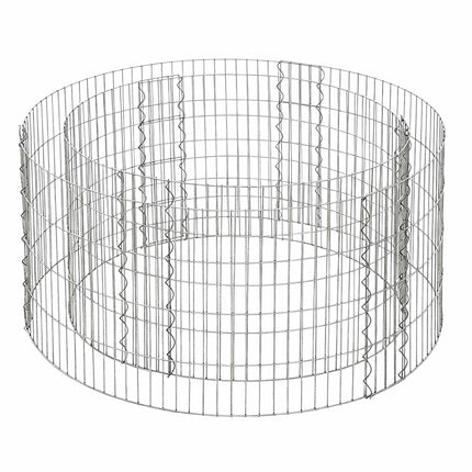 Apvalus plieninis gabionas sodinimui, 90x40 cm