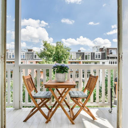 Apvalus gėlių vazonas - 3 vnt. rinkinys