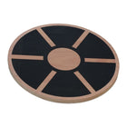 Round wooden balance board