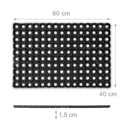 Rubber mat 60 x 40 cm
