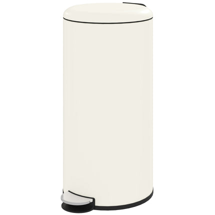Metal pedal bin with lid - 30L, inner bin included