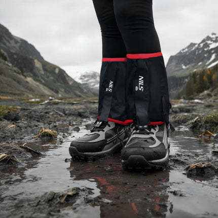 „Running Stuptus“ juoda ir raudona turistinė kėdė