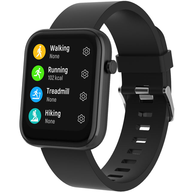 SW-182B Bluetooth smartwatch with heart rate sensor, blood pressure and blood oxygen monitor