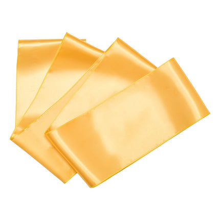 Satin Chair Sashes, 100 Pack, Gold, 7 x 108 In