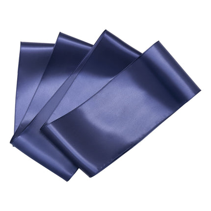 Satin Chair Sashes, 50 Pack, 7 x 108 Inch, Navy