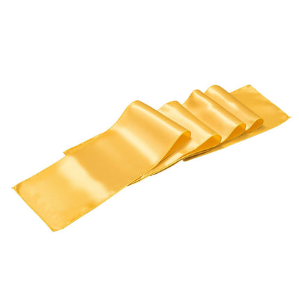 Satin Chair Sashes, 50 Pack, 7 x 108 in, Gold
