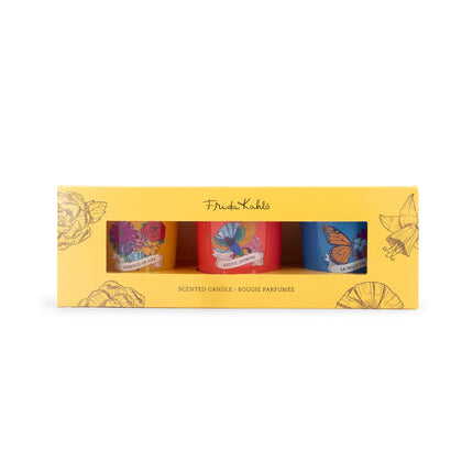 Kvapiųjų žvakių trio - 3 unikalūs kvapai, 3 x 70 g