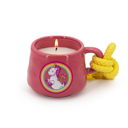 Kvapioji žvakė keraminiame puodelyje - Minions Design