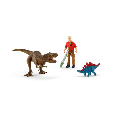 Schleicho dinozaurų Tyrannosaurus Rex ataka