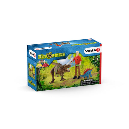Schleicho dinozaurų Tyrannosaurus Rex ataka